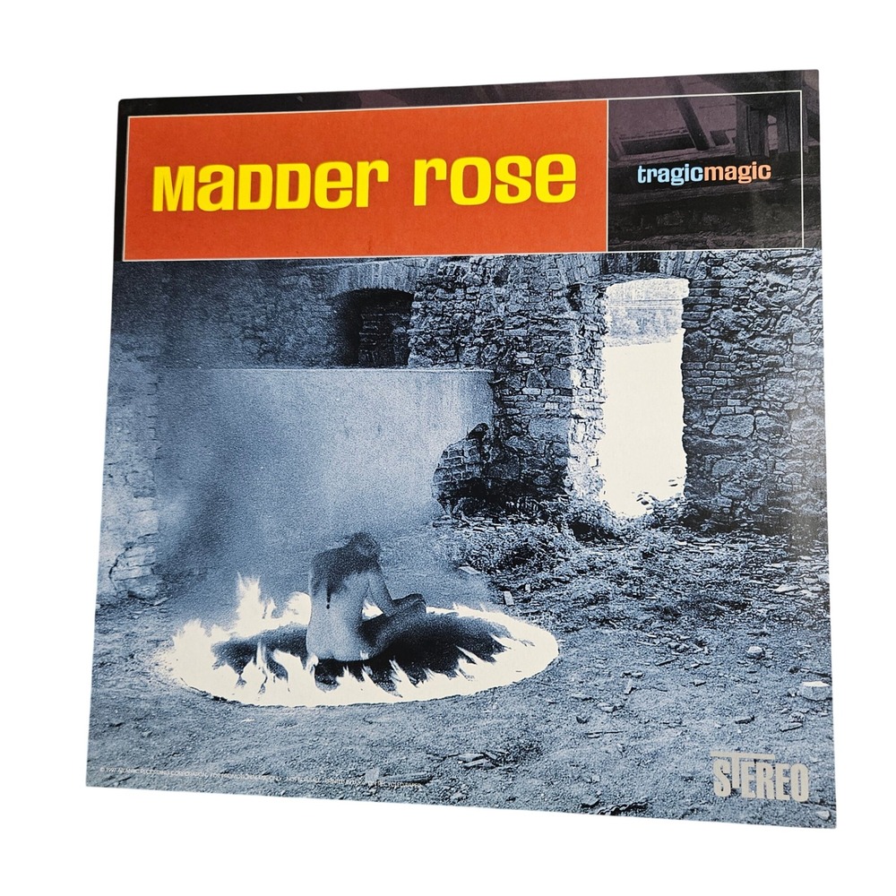 Madder‎ Rose Tragic Magic 1997 Promo Album Poster 12x12 Double Sided Atlantic